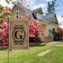 Anley Classic Monogram Letter G Garden Flag, Double Sided Family Last Name Initial Yard Flags - Personalized Welcome Home Decor - Weather Proof & ...