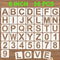 Alphabet Letter Stencils 6 Inch, 36 Pcs Reusable Plastic Letter Numbers Templates, Art Craft Stencil for Painting on Wood, Wall, Glass, Fabric, Ro...
