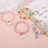 Set of 6 Unicorn Rainbow Bracelets, Little Girl Animal Bracelets, Teens Kids Unicorn Pendant Beaded Bracelet Girl Party Favor Pretend Play Bracele...