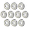 F693ZZ 10PCS Flange Ball Bearing 3×8×4mm Double Metal Shielded Flanged Bearing Chrome Steel ABEC-1(P0) Z2 Miniature Deep Groove Ball Bearing for I...