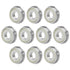 F693ZZ 10PCS Flange Ball Bearing 3×8×4mm Double Metal Shielded Flanged Bearing Chrome Steel ABEC-1(P0) Z2 Miniature Deep Groove Ball Bearing for I...