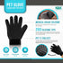 KENNELS & KATS Pet Grooming Gloves | Deshedding Glove for Easy, Mess-free Grooming | Grooming Mitt for Dogs, Cats, Rabbits & Horses with Long/Shor...