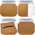 Tissue Box Cover 5X5X5'' PU Leather Tissue Holder Square Tissue Cube Box Organizer for Bathroom Vanity Countertop, Car, Night Stands, Office, Home...