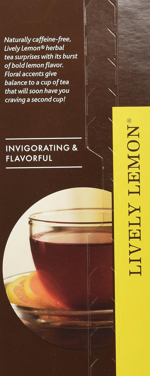 Farmer Brothers Lively Lemon Herbal Tea- Caffeine Free, 25 bags...