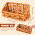 Rattan Business Card Holder Rattan Basket for Cards Rattan Card Holder Business Card Holder Organizer Display Office Card Holder for Desk (1)...