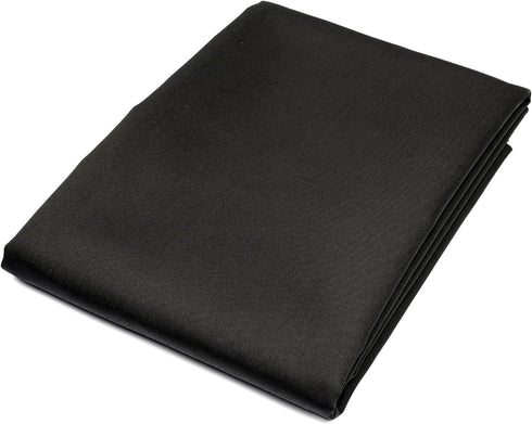 Pico Textiles 1 Yard - Black Poly Cotton Twill Fabric - Sold by The Yard - Ideal for Pants, Jackets, Skirts, and Upholstery, Polyester Cotton Fabr...