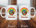 PixiDoodle St Patrick's Day Leprechaun Garden Gnome Coffee Mug (11 oz, White)...