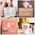 L1rabe Preppy Sticky Note Set - 550 Sheets Y2K Smile Face Self-Stick Notes Pads Back to School Pink Sticky Notes Divider Tabs Bundle Writing Memo ...