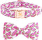 Elegant little tail Dog Collar, Watermelon Print Pet Collar Summer Dog Collar Durable Metal Buckle Dog Collars Cotton Pet Adjustable Dog Collars f...