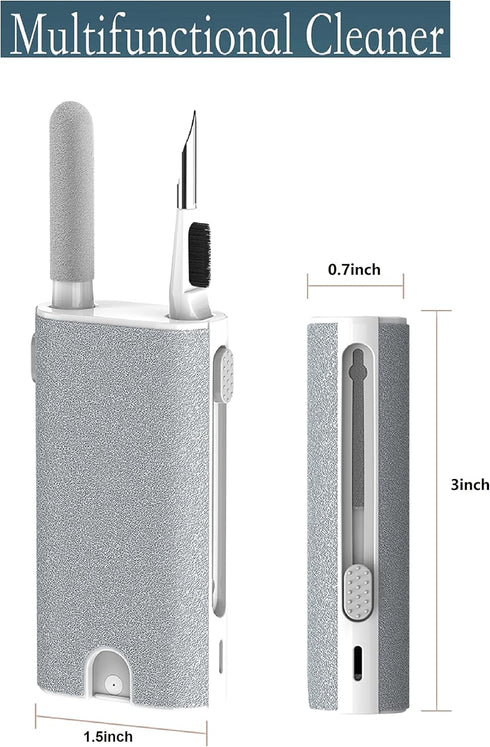 Esteguen Multi-Function Airpod Cleaner Kit- Laptop Phone Screen Cleaner Bluetooth Earphones Cleaning Tools for Airpods Pro Earbuds Cleaning Kit fo...