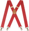 Timiot Mens Suspender 4 Swivel Strong Hooks Adjustable Braces Elastic Comfortable X Style Heavy Duty Strap...