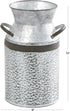 Deco 79 Metal Decorative Vase Milk Can Centerpiece Vase, Flower Vase for Home Decoration 8" x 7" x 12", Gray...