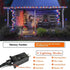 SANJICHA Red White and Blue Lights, 100 LED 33FT 4th of July Decorations Lights, 8 Modes Clear Wire Waterproof Patriotic Light for Independence Da...