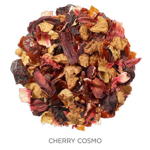 Tea Forte Cherry Cosmo Premium Organic Loose Leaf Caffeine-Free Herbal Tea Blend Canister, Makes 35-50 Cups...