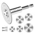 1/4-Inch Hex Shank Rotary Drill Saw(with 5PCS Blades),HSS Saw Disc Wheel Cutting Blades for Drills Rotary Tools...