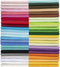 Aubliss 50pcs 9.84" x 9.84" (25cm x 25cm) Cotton Fabric Bundle PreCut Squares Fat Quarter for Patchwork Sewing DIY Craft Quilting Fabric (Bright S...