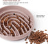 Coomazy Silicone Slow Feeder Dog Cat Bowls, Interactive Puzzle Toy for Pets Food Training, Keeps Dogs Cats Busy, Prevents Puppy Kitty Overeating (...