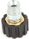 Forney 75109 Pressure Washer Accessories, Male Screw Coupling, M22F to 3/8-Inch Male NPT...