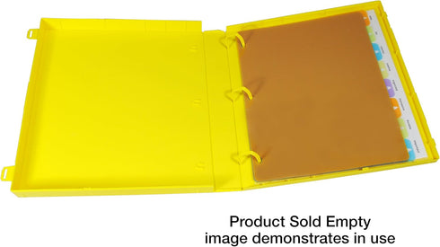 UniKeep Safety Data Sheets (SDS) Binder - 1.0 Ring Capacity, (3 Poly Rings)...
