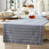 DII Farmhouse Gingham, Checked Tabletop Collection, Table Runner, 14x108, French Blue...