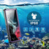 SPIDERCASE Designed for Samsung Galaxy S22 Ultra Case, Waterproof Built-in Screen Protector Full Protection Heavy Duty Shockproof Case, Purple/Cle...