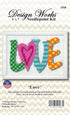 Design Works Crafts Love Needlepoint Kit, 7"x5" Stitched in Yarn......