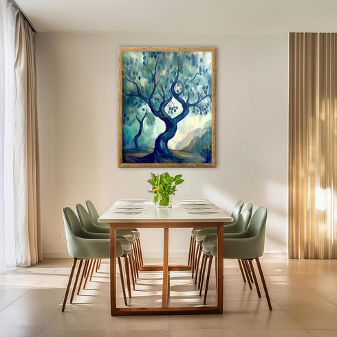 Posterizer 1 pcs-classic oil painting inspired art-wild swirling trees 3-Collectibles & Fine Art-Retro Art-Decor for Home & Office- unframed wall ...
