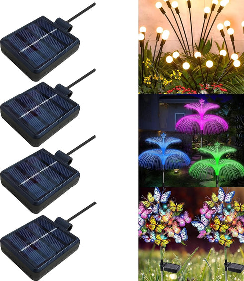 Solar Lantern Light Replacement Top ,LED Solar Panel Lantern Lid Lights Replacement Part for Outdoor Flower DIY Solar Flower Lights Garden Patio D...
