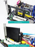 GLOTRENDS 2.5 inch SSD Mounting Bracket with SATA III Cable and SSD Screws, PCIe or PCI Slot Installation...