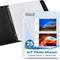 Dunwell 5x7 Photo Sleeves for 3-Ring Binder, (25 Pack) for 100 Pictures, Each Sheet Holds Four 5 x 7 Pictures or Postcards, Acid-Free Poly Plastic...