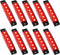 PSEQT 10 Pcs LED Rock Strip Lights Car Underglow Wheel Fender Well Lighting Kits Waterproof for Golf Cart Wrangler Offroad Truck RV UTV ATV Snowmo...