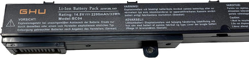 GHU New Battery A31N1319 A41N1308 Compatible with Asus X451 X451CA X551 X551C X551CA X551M X551MA Series A41 D550 0B110-00250100 X45 X451M X451MA ...