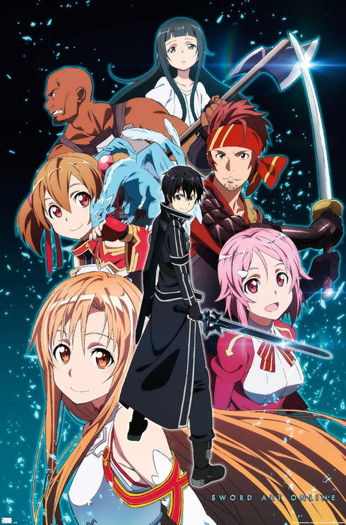 Trends International Sword Art Online - Key Art 2 Wall Poster, 22.37" x 34.00", Premium Unframed Version...