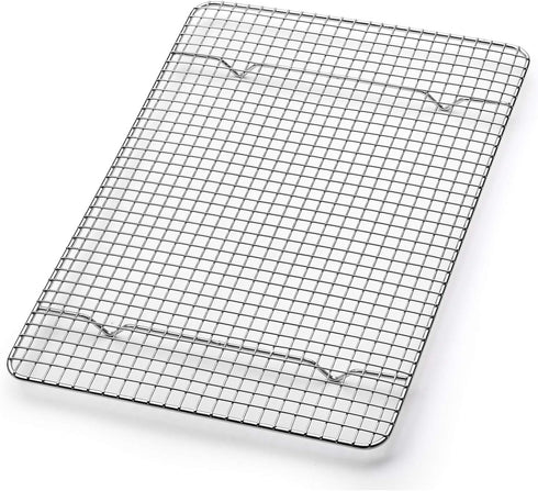Spring Chef Cooling Rack & Baking Rack - 100% Stainless Steel Cookie Cooling Rack, Wire Baking Rack, Oven Safe 8.5 x 12 Inches Fits Small Quarter ...
