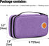 CURMIO Insulated Insulin Cooler Travel Case, Double Layer Diabetic Supplies Storage Bag with Detachable Pouches for Diabetic Medication and Ice Pa...