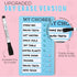 Dry Erase Chore Chart Set (2 Pcs) | Chore Chart for Kids, Dry Erase Board for Kids & Chore Chart for Adults (Blue & Pink)...