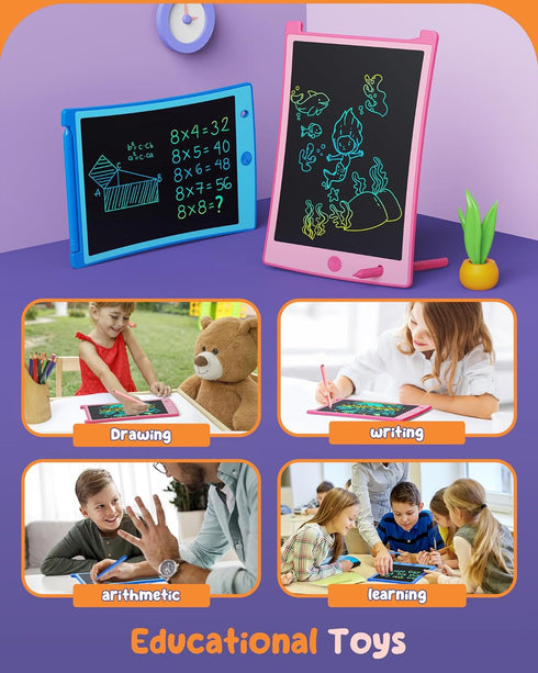 ORSEN Colorful 8.5 Inch LCD Writing Tablet for Kids, Electronic Sketch Drawing Pad Doodle Board, Toddler Travel Learning Educational Toys Activity...
