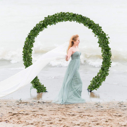 DearHouse 84 Feet 12 Strands Artificial Ivy Leaf Plants Vine Hanging Garland Fake Foliage Flowers Home Kitchen Garden Office Wedding Wall Decor, G...