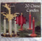 Biedermann & Sons 2-Hour Long Burning Unscented Tree or Chime Candles, Red, 4 Inch Tall - Set of 20...