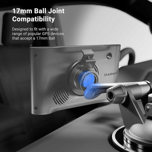 ARKON Mounts Sticky Suction Windshield and Dash Car Mount with 3" Arm for Garmin nuvi GPS | Strong Suction Mount | Garmin nuvi Ready | 360° Adjust...