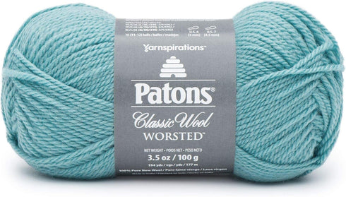 Patons Classic Wool Yarn, Teal Chalk...