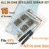 PTSLKHN Eyeglass Repair Kit with Screws, 15 Types Screws for Eyeglasses - Frame Screws, Hinge Screws, Nose Pads Screws - Essential Eye Glasses Rep...