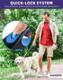 Retractable Dog Leash Add-On Accessory - Hand and Wrist Strap - for greater comfort, loosen Grip for your hands and better control - Classic Blue...