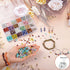LPBeads Jewelry Making Kit 1200 PCS Natural Crystal Beads in 20 Colors Gemstone, Jump Rings, Earring Hooks, Pins, Elastic Bracelet String for Girl...