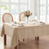 Elrene Home Fashions Caiden Elegance Damask Waterproof, Stain & Wrinkle Resistant Fabric Tablecloth, 52" x 52" Square, Taupe...