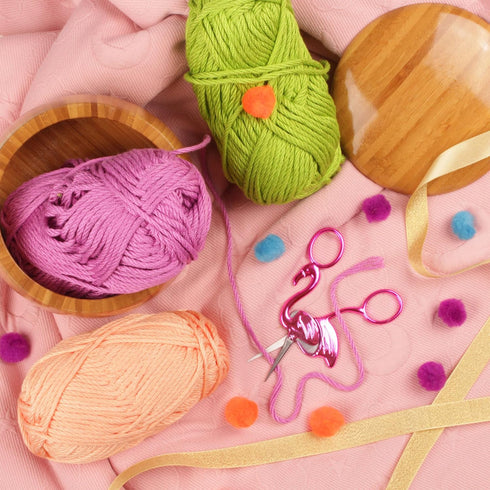 JubileeYarn Flamingo Craft Embroidery Scissors - Pink - 1 Pair...