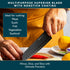 Home Hero 2 Pcs Santoku Knife with Sheath - High Carbon Stainless Steel Chopping Knife with Ergonomic Handle - Razor-Sharp Multi-Purpose Kitchen K...