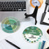 2 Pcs Things I Can Control Therapy Office Desk Decor with Black Base Calming Emotions Wheel Chart Mental Health Decor Feelings Psychology Decor fo...