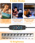 Clip on Desk Lamp with Clamp for Reading Home Office, 360° Ajustable Clip Light for Bed Headboard, Bedside or Desk with 10 Dimmable Brightness 3 E...