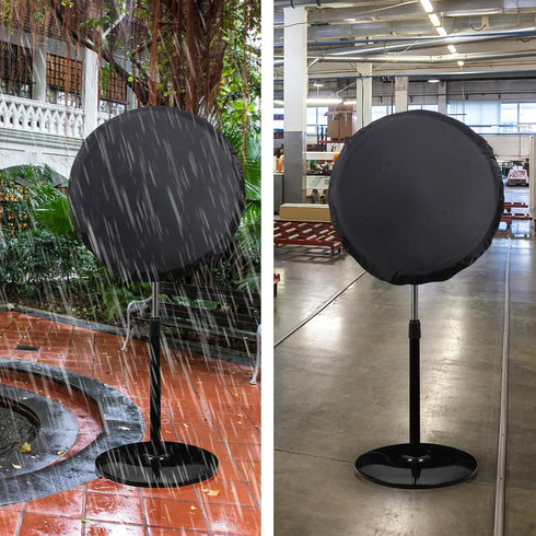 Industrial Fan Cover, Outdoor Fan Cover, Heavy Duty Waterproof & Dustproof Fan Cover for 16-20" Stand Pedestal Fan, Wall Mount Fan and Outdoor/Pat...